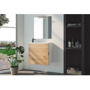 MUEBLE PETIT 50 DE 1 PUERTA SUSPENDIDO + LAVABO - Imagen 4